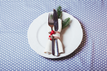 Serving table Christmas