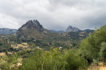Fototapeta premium Andalusien - Sierra de Grazalema - Grazalema