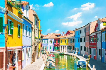 Fototapeta na wymiar Burano Venice Italy