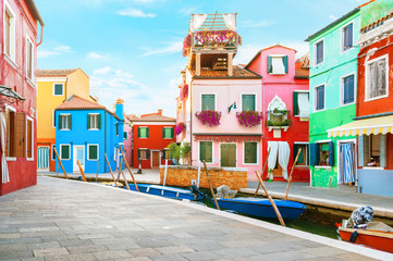 Burano Venice Italy - obrazy, fototapety, plakaty