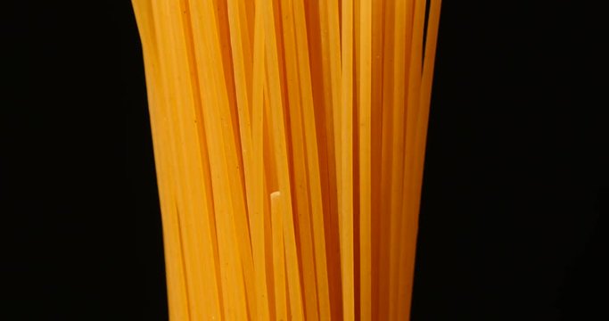 bunch of spaghetti in rotation