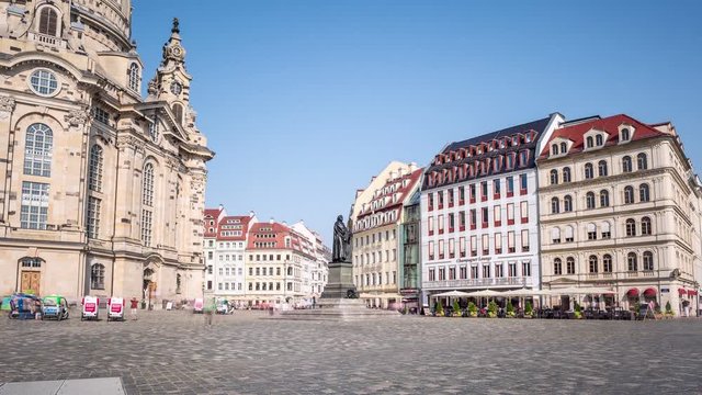 Desden Frauenkirche Hyperlapse