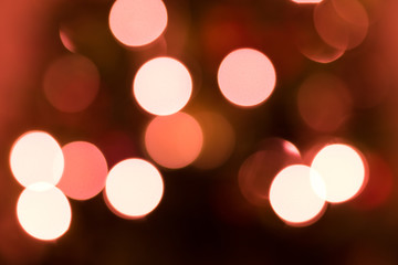 Defocused Christmas Lights