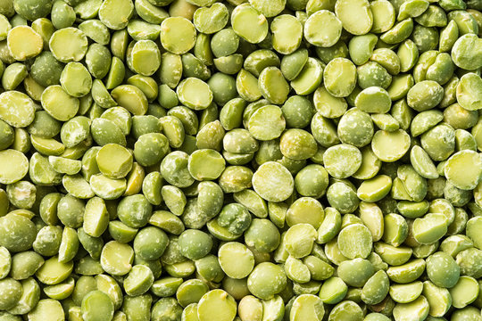 Green split peas.