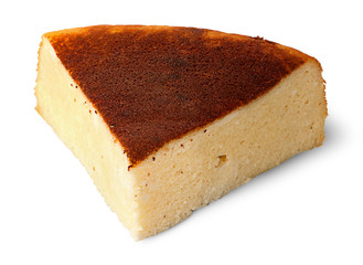 Appetizing piece of cheese casserole