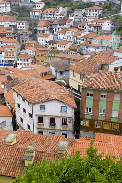 Fishing village of Cudillero in Asturias, Spain
