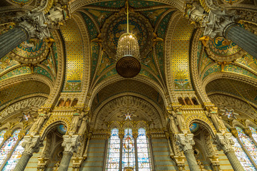Obraz premium Inside view of a catherdral