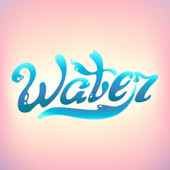 Turquoise Water Day logo lettering