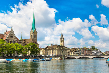 Fototapeta premium Historical part of Zurich