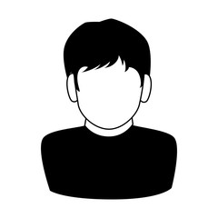 businessman character avatar icon vector illustration design