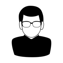 businessman character avatar icon vector illustration design