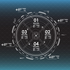 info graphic elements. futuristic user interface HUD