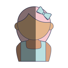 woman avatar character isolated icon vector illustration design