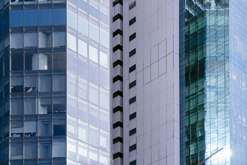 Apartment building / Exterior view of apartment building.