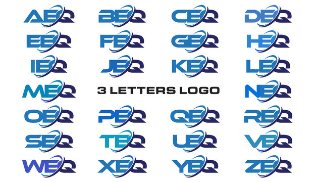 3 letters modern generic swoosh logo  AEQ, BEQ, CEQ, DEQ, EEQ, FEQ, GEQ, HEQ, IEQ, JEQ, KEQ, LEQ, MEQ, NEQ, OEQ, PEQ, QEQ, REQ, SEQ, TEQ, UEQ, VEQ, WEQ, XEQ, YEQ, ZEQ