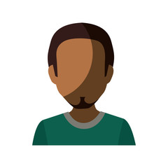 man avatar character isolated icon vector illustration design