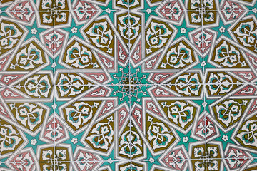 Seamless mosaic tile pattern