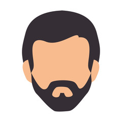 man avatar character isolated icon vector illustration design