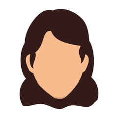 woman avatar character isolated icon vector illustration design