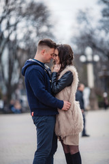 couple in love on spring