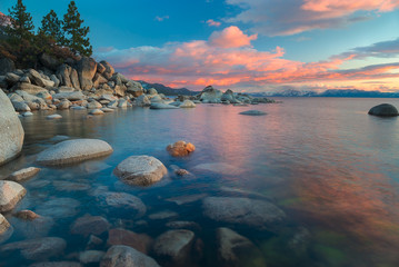 Northe Lake Tahoe Sunset - Powered by Adobe