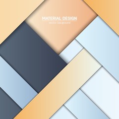 Vector material design background. Abstract creative concept layout template. For web and mobile app, paper art illustration design. style blank, poster, booklet. Motion wallpaper element. Flat ui