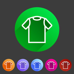 tshirt t-shirt tee icon flat web sign symbol logo label