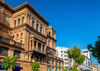 Obraz premium Buildings in the city centre of Seville, Spain