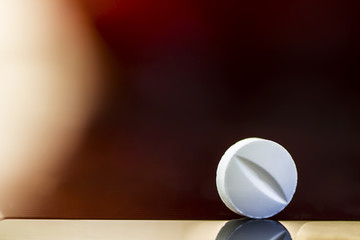 pills tablet close-up