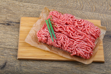 Minced beef