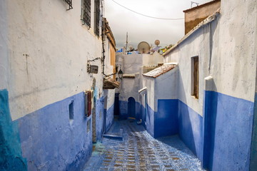 Blue medina of Chefchaouen city in Morocco, Africa