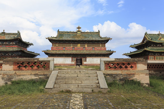 Zuu of Buddha temple, Erdene Zuu Khiid, Buddhist Monastery, Kharkhorin (Karakorum), Central Mongolia