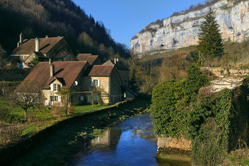 Fototapeta na wymiar Baume-les-Messieurs village. France