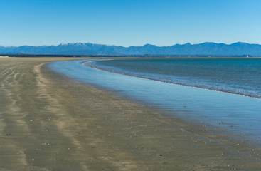 beautiful beach in Tahunanui