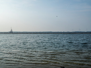 Bruinesse Wadden Sea with Sailing Ship