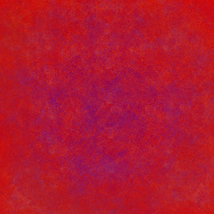 abstract red background or Christmas paper with bright center spotlight and black vignette border frame with vintage grunge