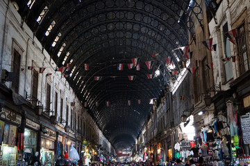The famed Souk Hamidiyeh in Damascus, Syria