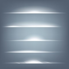 Creative concept Vector set of glow light effect stars bursts with sparkles isolated on black background. For illustration template art design, banner for Christmas celebrate, magic flash energy ray