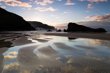 Sunset, Kearvaig Bay, Cape Wrath, Durness, Scotland