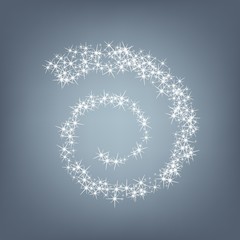 Fototapeta premium Creative concept Vector set of glow light effect stars bursts with sparkles isolated on black background. For illustration template art design, banner for Christmas celebrate, magic flash energy ray