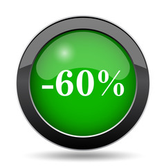 60 percent discount icon