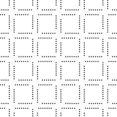 seamless pattern. Modern stylish texture. Repeating geometric tiles with dotted rhombus