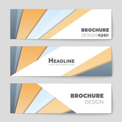 Fototapeta premium Abstract vector layout background set. For art template design, list, page, mockup brochure theme style, banner, idea, cover, booklet, print, flyer, book, blank, card, ad, sign, sheet, a4.