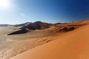 Fototapeta na wymiar Sand Dunes at Sossusvlei, Namibia