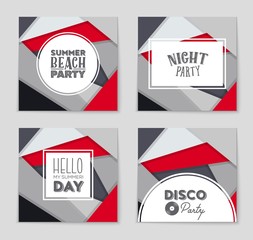 Abstract vector layout background set. For art template design, list, page, mockup brochure theme style, banner, idea, cover, booklet, print, flyer, book, blank, card, ad, sign, sheet, a4.