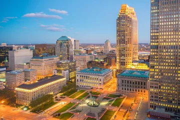 Foto auf Acrylglas View of downtown Cleveland © f11photo