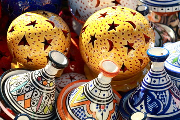 Typical Moroccan ceramics