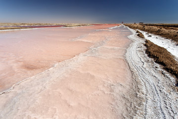 Salt Works in Namibia