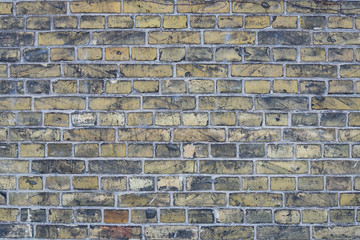 Grey tone of brick wall pattern