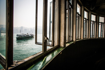 Star Ferry from Kowloon, Hong Kong, China